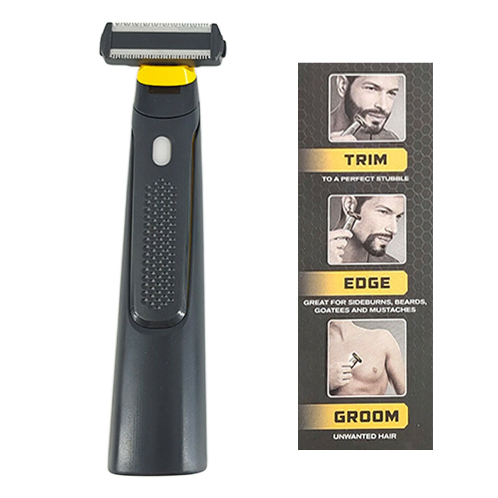 Men Face Hair Trimmer Shaver Clipper Precision Groomer Cleaner Hair Removal