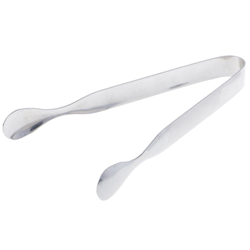 Stainless Steel Clip Ice Clamp Ice Tongs Tool Bar Kitchen Accessories 16.5cm
