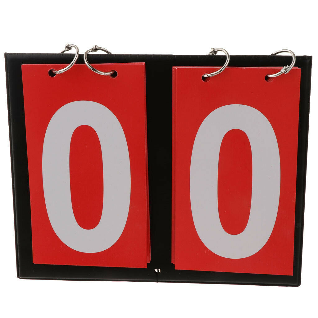 2Pcs 2-Digital Badminton Table Tennis Basketball  Scoreboard Table Style