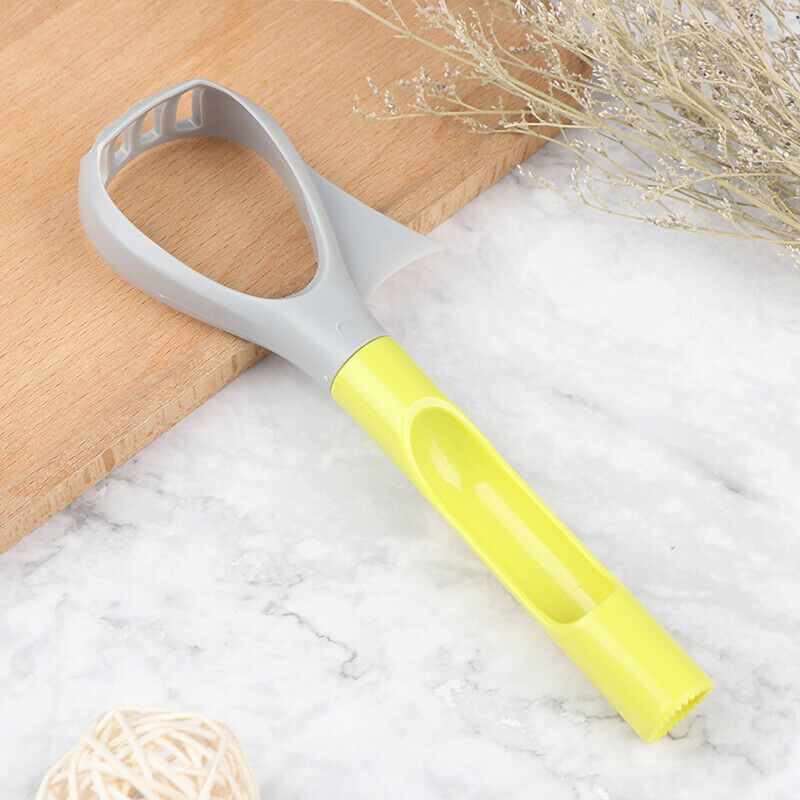 Kitchen 5-in-1 Avocado Slicer Fruit Tool Plastic Vegetable Masher Porta Lt