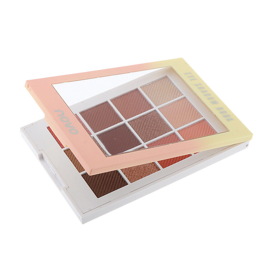 12 Color Matte Shimmer Eyeshadow Palette Waterproof Makeup Smoky Eye Shadow 03