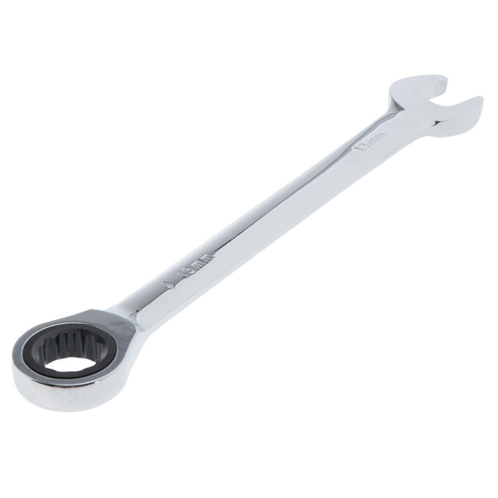 3x 72 Teeth Ratcheting Box Ends Metric Ratchet Wrench Auto Repair Tools