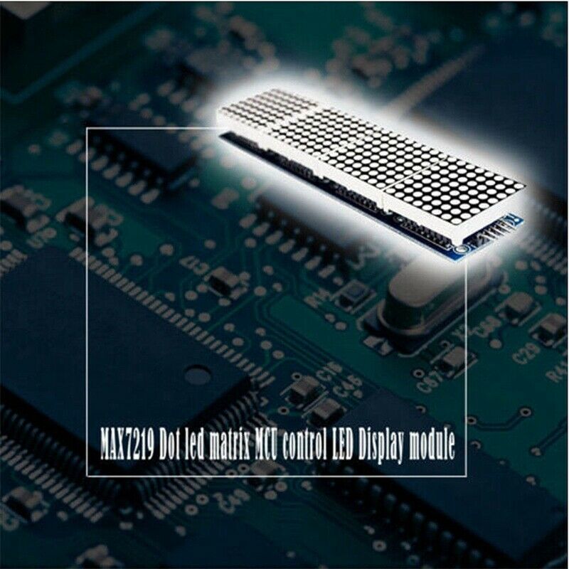Dot Matrix Mcu Control Led Display Module Max7219 For Arduino Raspberry Pim HqE5
