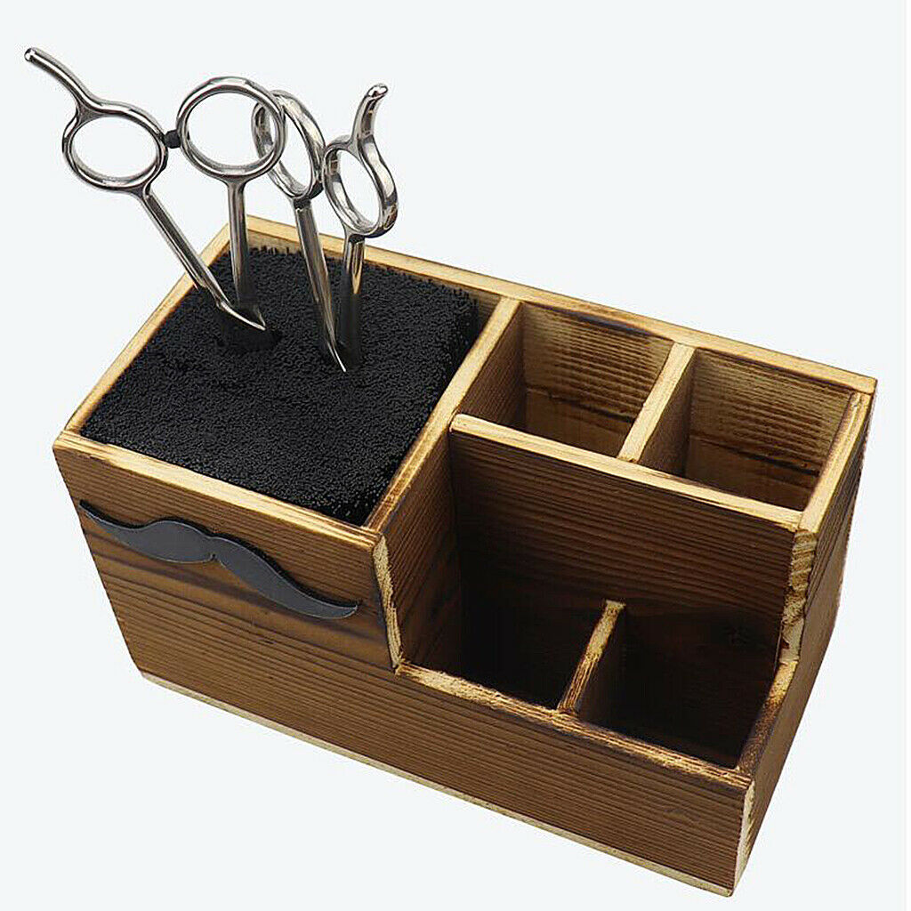 Salon Shears Rack for Hair Stylist Hair Cutting Box Brushes Salon Tool Case