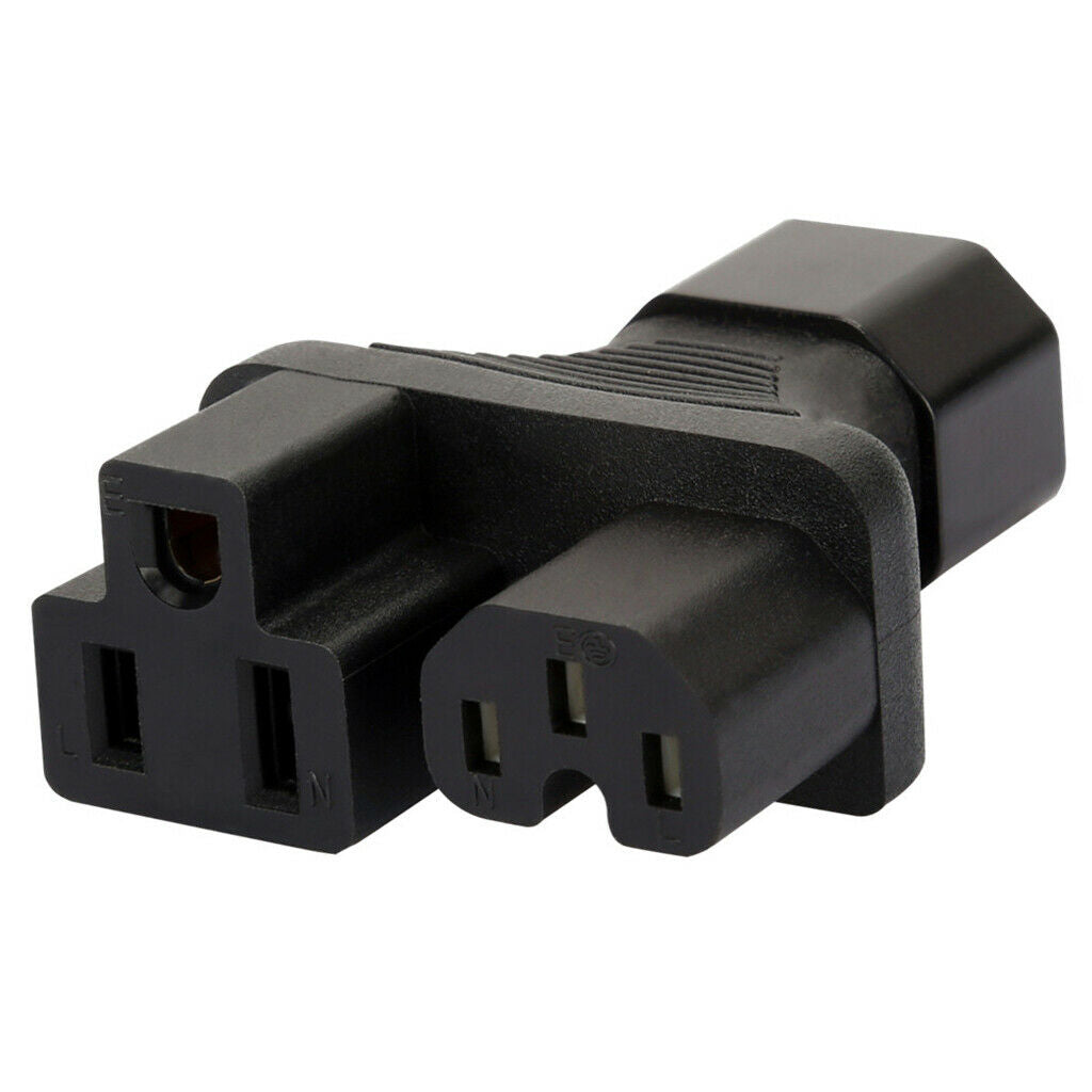 1 x C13 to C14 Adapter, IEC 320 C13 to C14 Power Adapter, AC Power Adpter