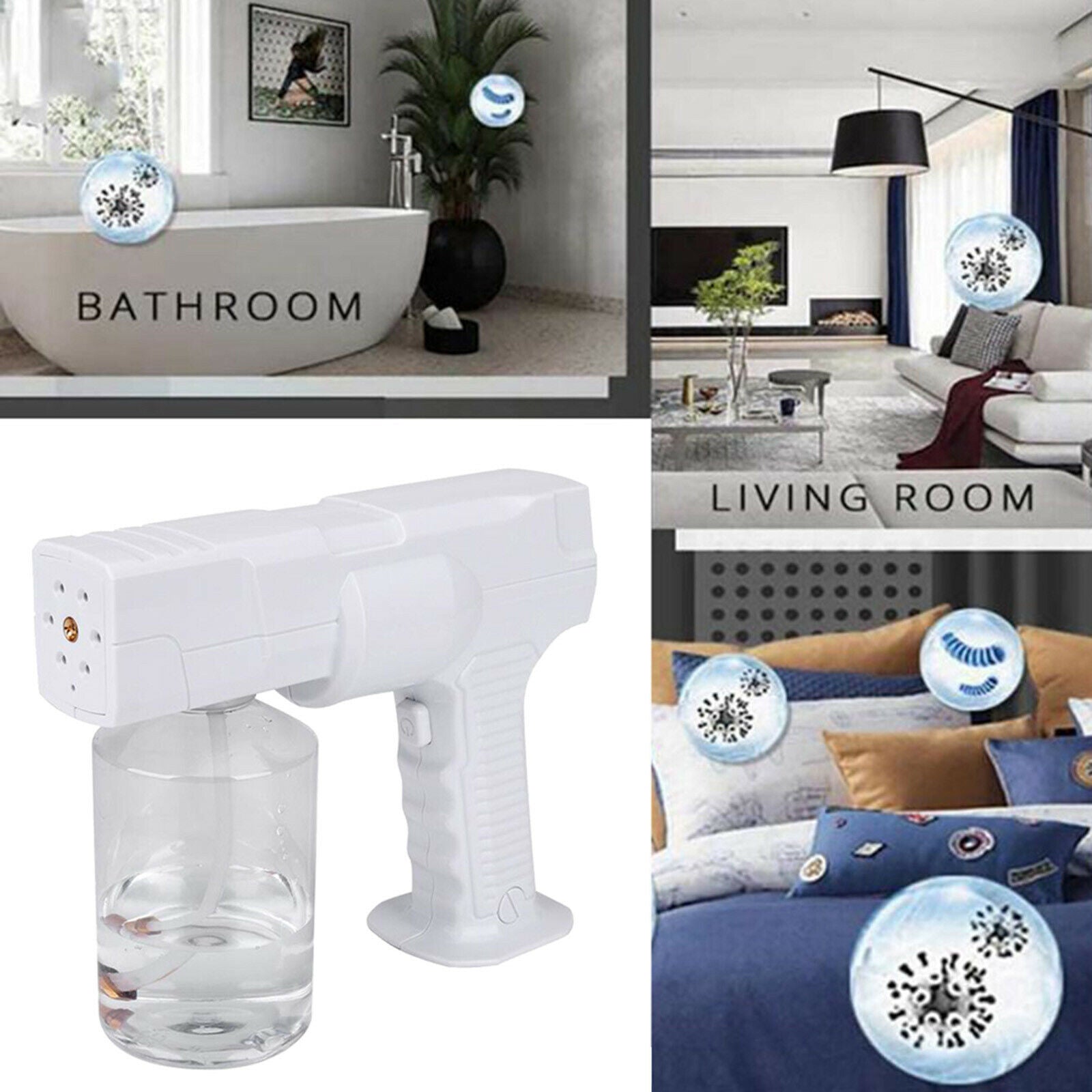 Blue Light Mist Disinfection Fogging Paint Sprayer Machine Home Office