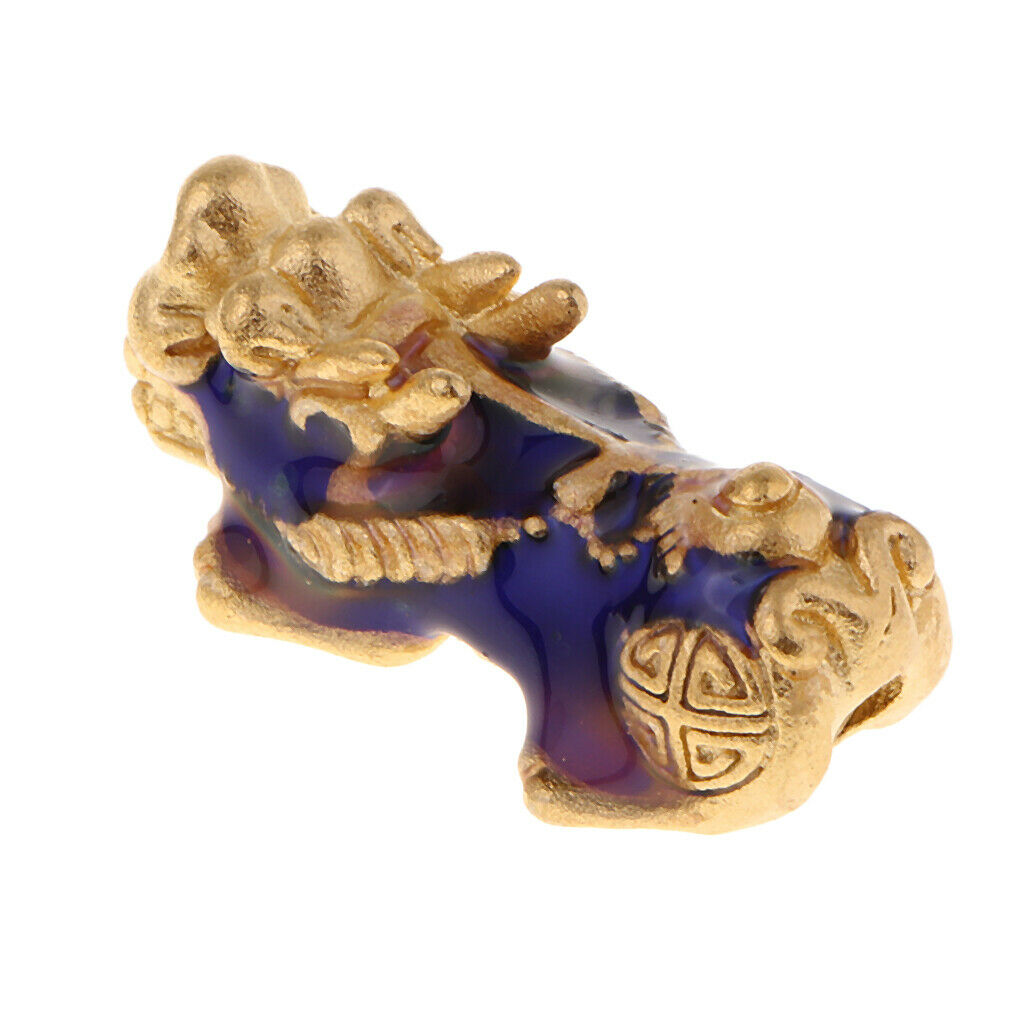 1x Colored Copper Pi Xiu Beads Charms For DIY Jewelry Bracelet,