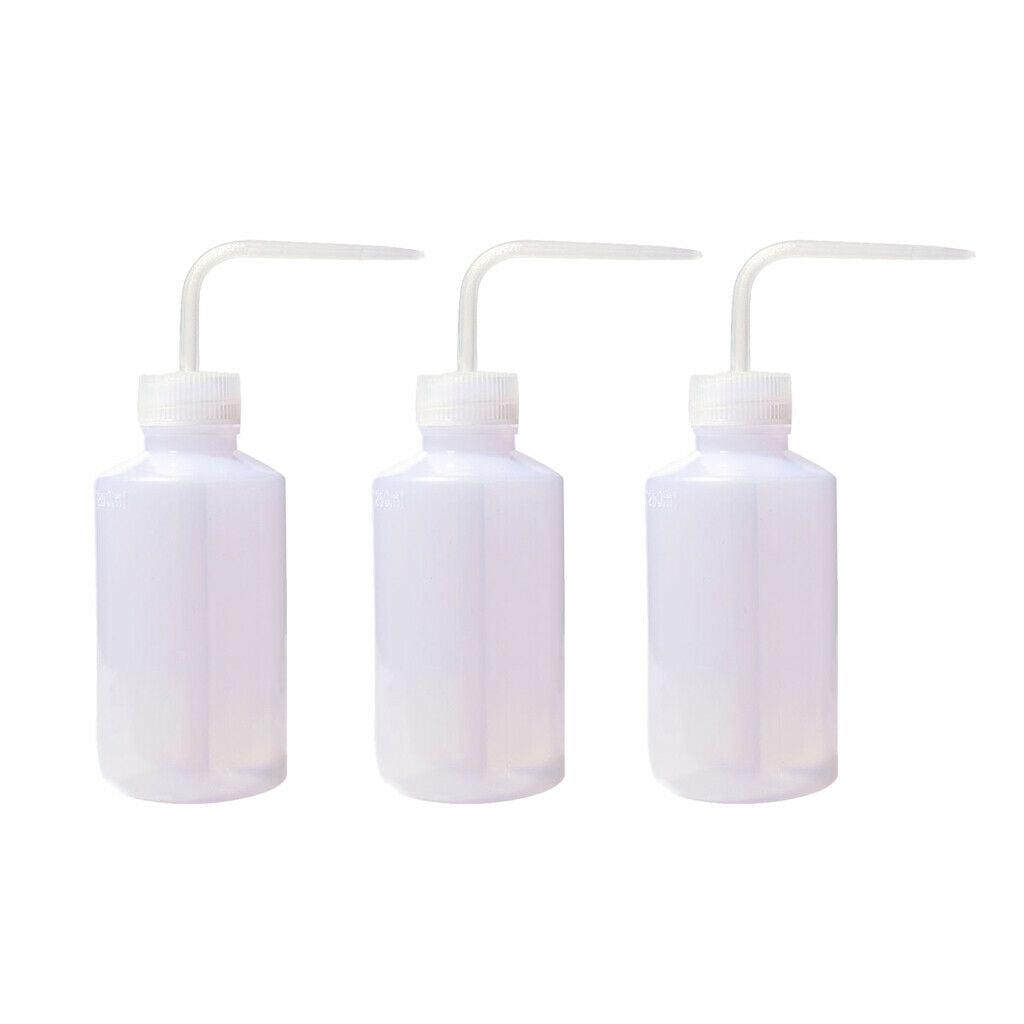 3pcs 250ml Tattoo Diffuser Green Soap Supply Wash Squeeze Bottle Non-Spray