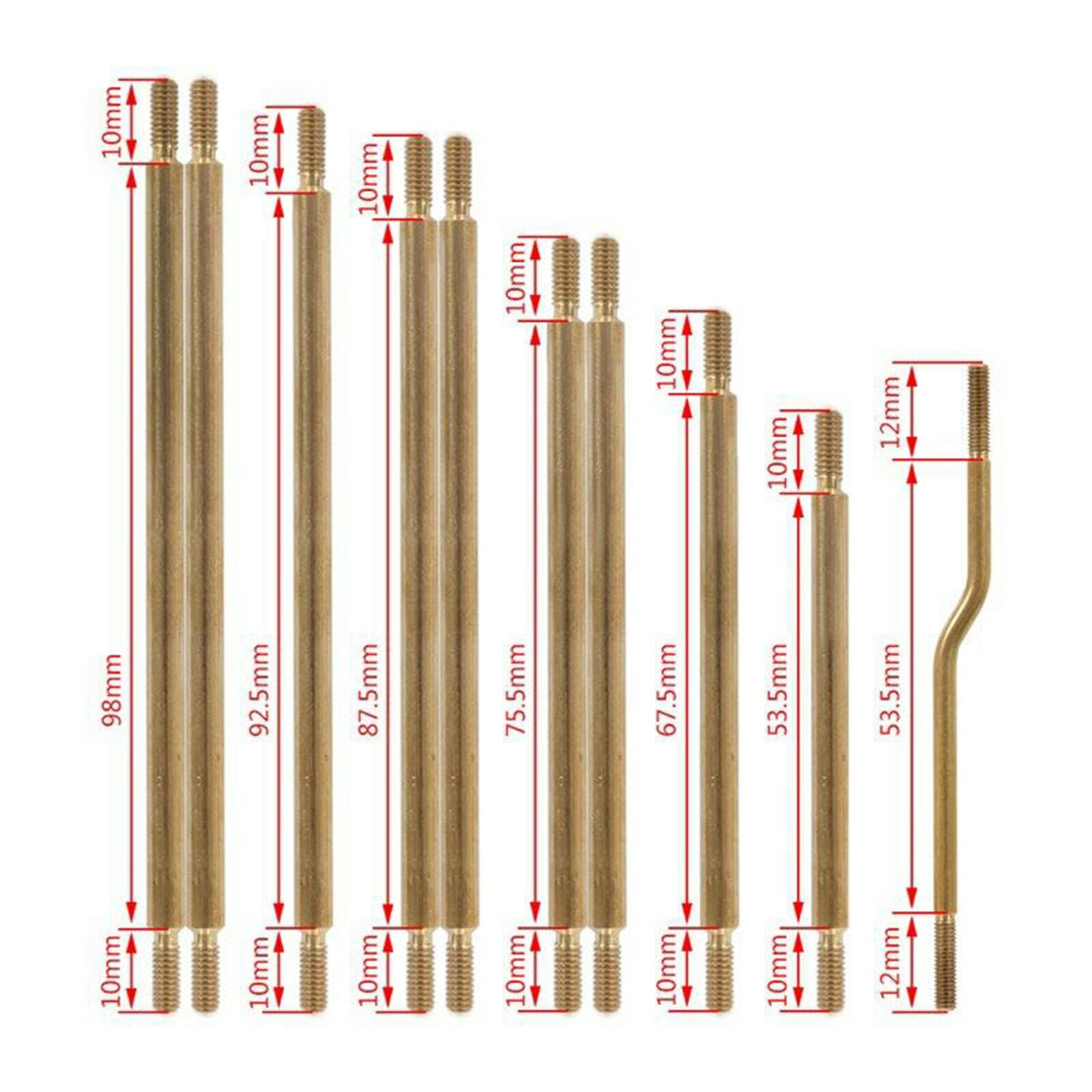 10x RC Car Trunk Rod Link Spare Parts fits for 1/10 RC Axial SCX10 Replaces