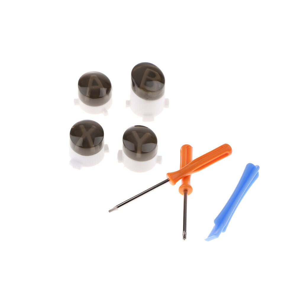 Aluminum ABXY Bullet Buttons Replacement for   One Controller + Tools