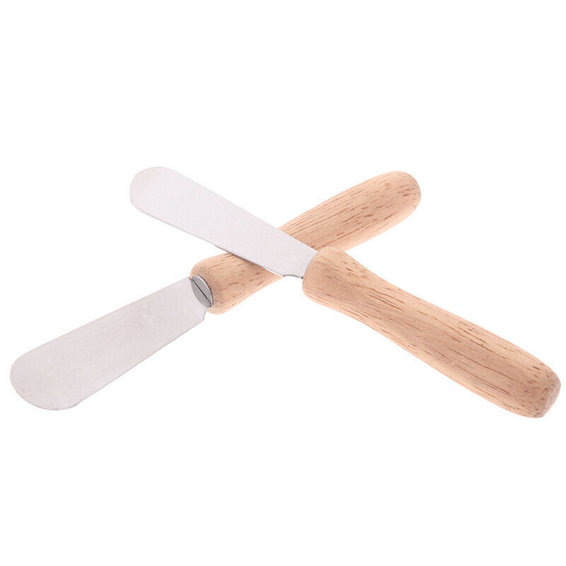 2pcs Stainless Steel Cheese Butter Spatula Child Kid Sandwich Cheese Slic.l8