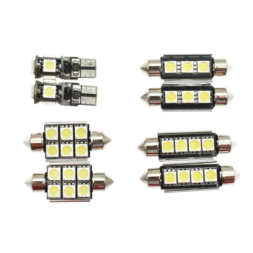 8Pcs LED Interior Lights Package kit Fit 2001-2004 AUDI A4 B6 8E J1