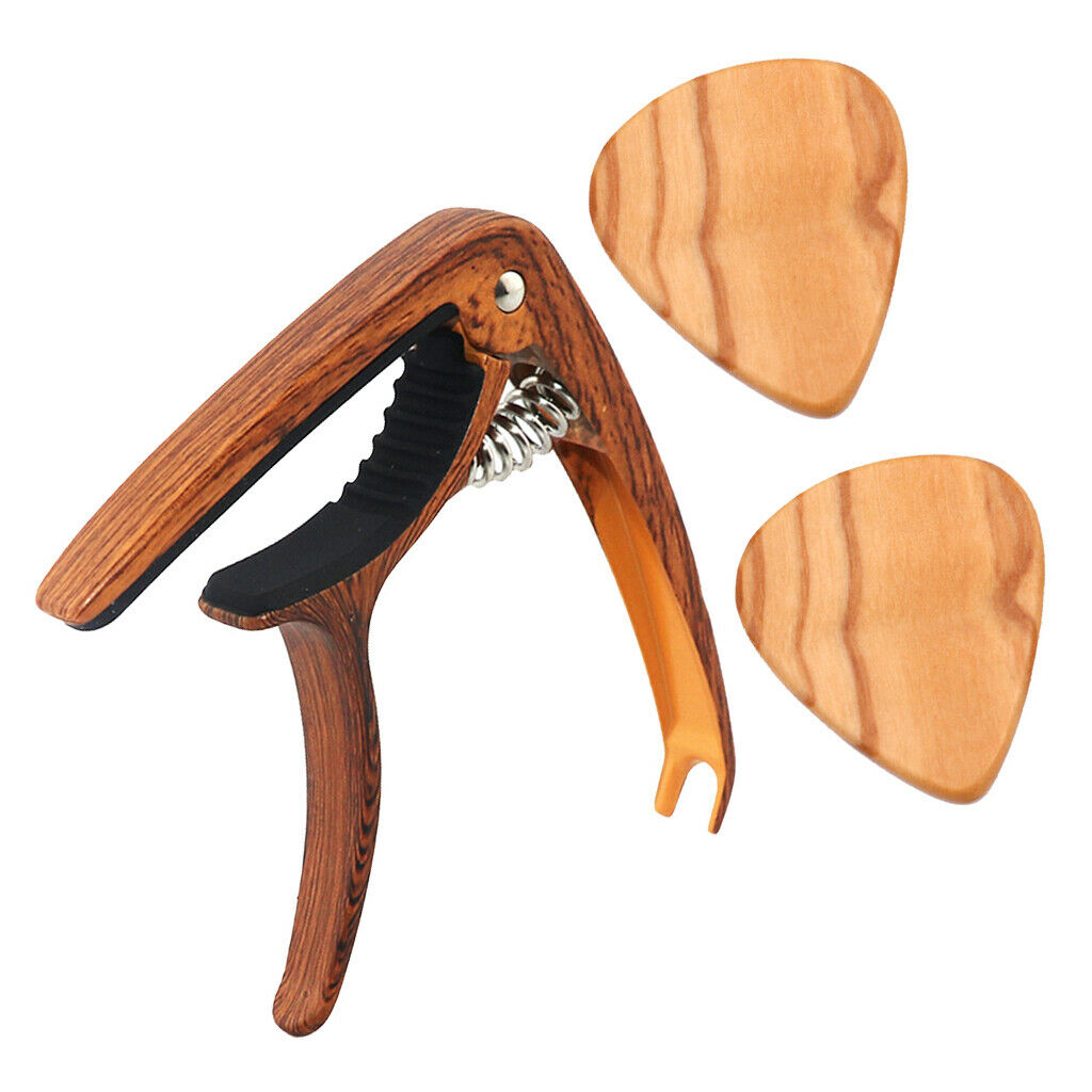Guitar Capo Tuning Tuner Finger Picks for Electric Tuba Guitar Bass Ukulele