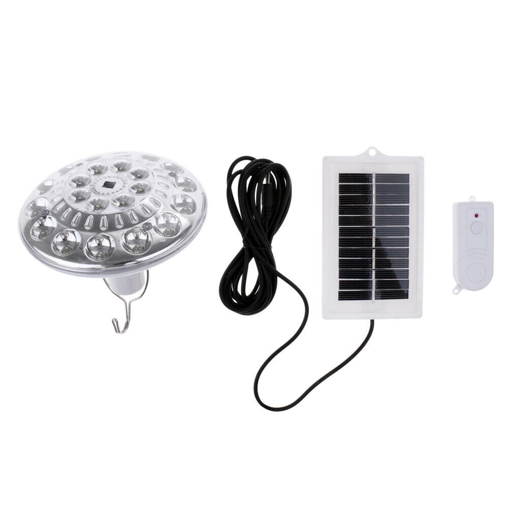22LED Outdoor/Indoor Solar Remote Control Lights Portable Solar Lamp Hooking