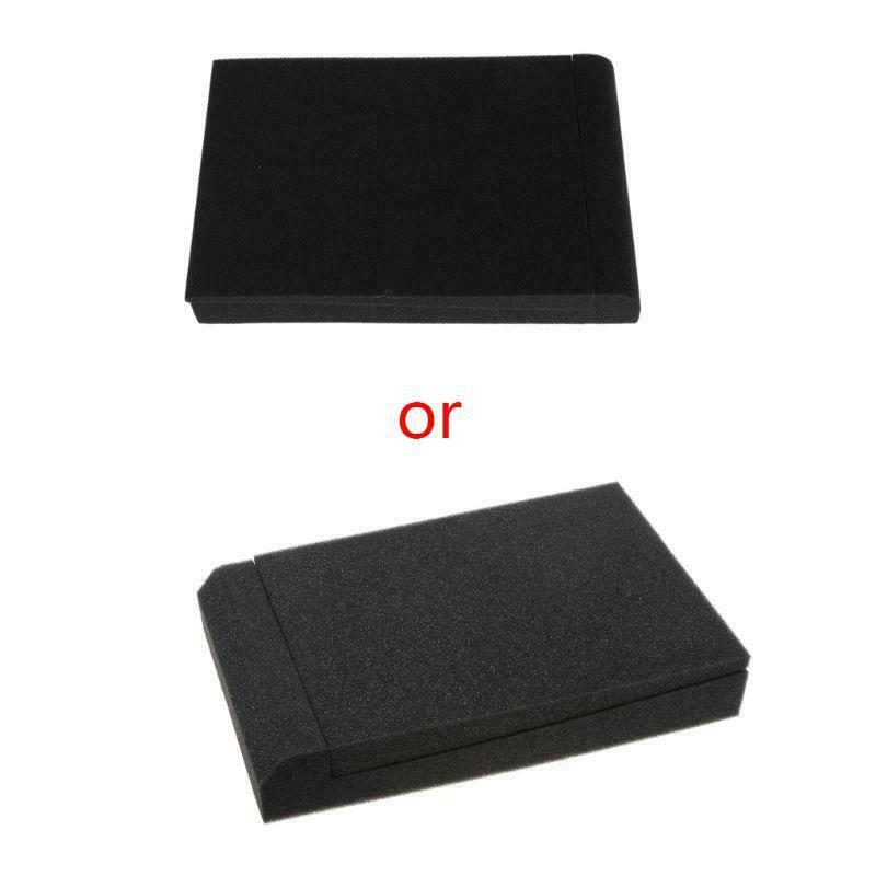 300x200x45MM Black Sponge Studio Monitor Speaker Acoustic Isolation Foam Pad for