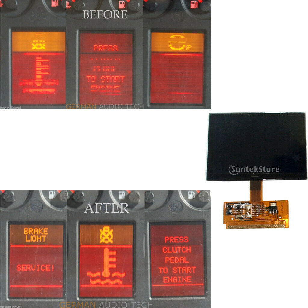 4x VDO Display Instrument Replacement Kit for VW Audi Version A4 A6 B5
