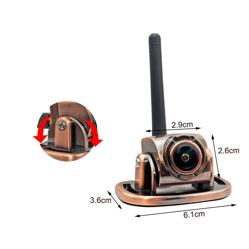 9V-36V 180Â° Wifi Double Head Rear View Backup Camera For Truck Van RV