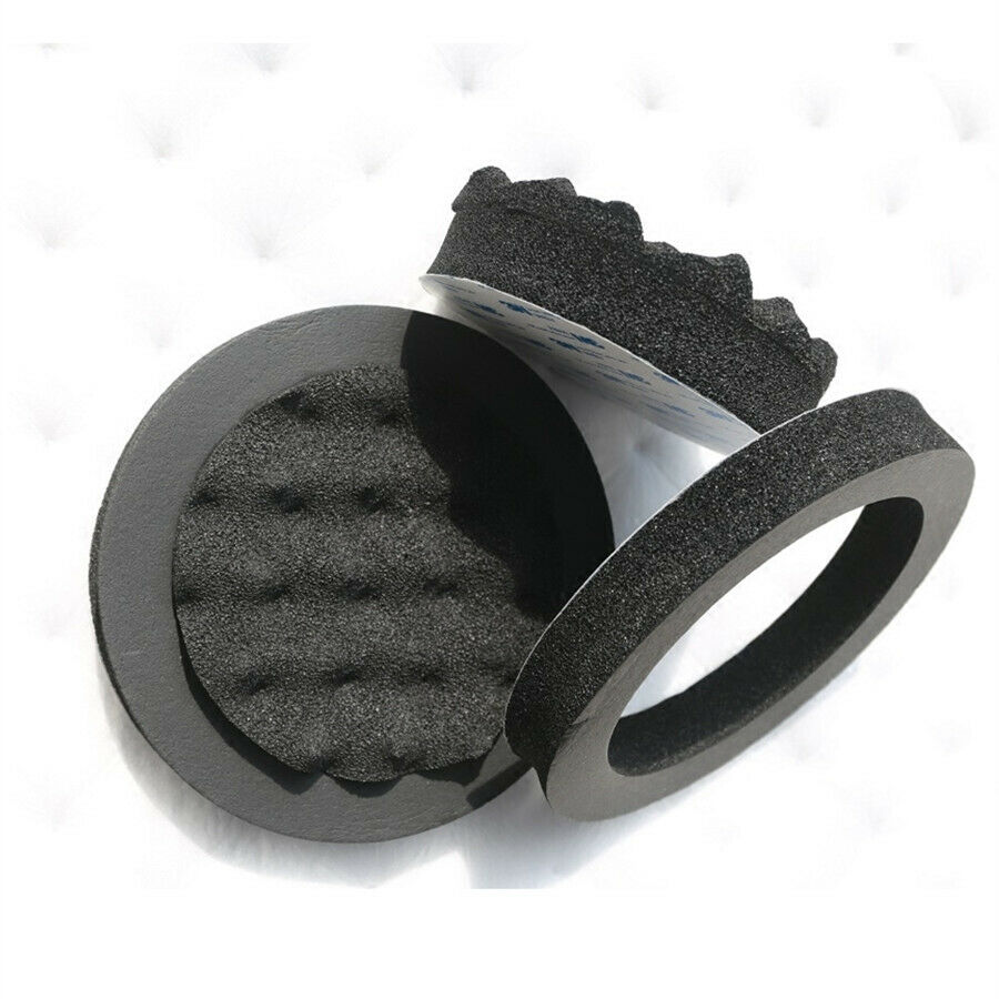 4pc 6.5"Wave Car Speaker Ring Bass Door Sound Insulation Cotton Audio Speakers