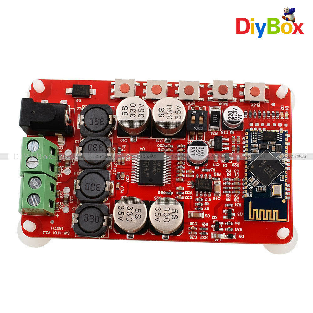 TDA7492P 50W+50W Wireless Bluetooth 4.0 Audio Receiver Digital Amplifier Board