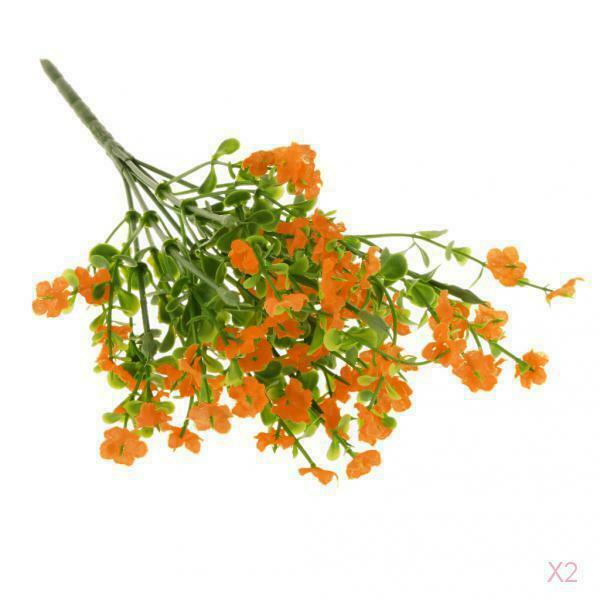 2Pcs Babys Breath Artificial Flowers, Gypsophila Real Touch Flowers for Wedding