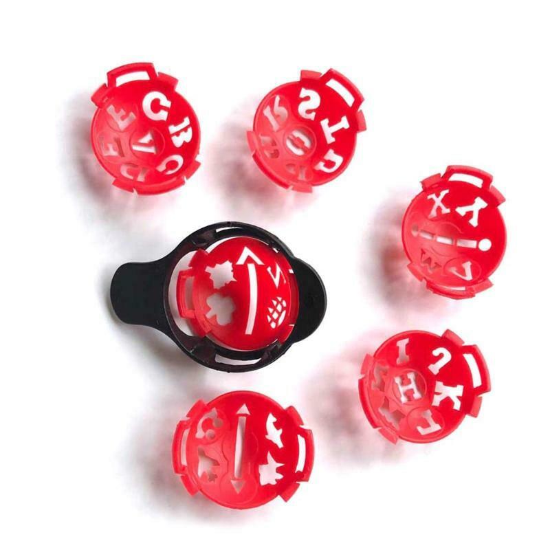 7Pcs/Set Golf Scriber Golf Ball Line Marker Alignment Template Draw Putting Tool