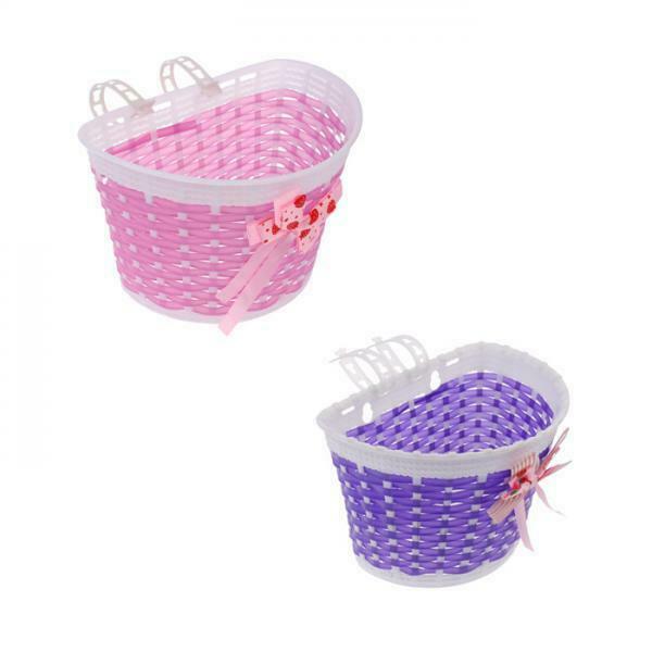 2 Pieces Bike Basket Detachable Bicycle Bike Kids Shopping Basket, Bike Basket
