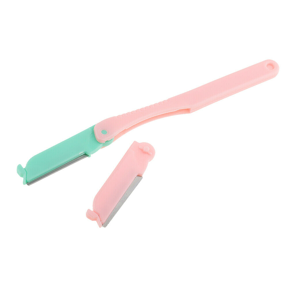Makeup Eyebrow Set Pencil Scissor Shaver Trimmer Brow Shaper Stencils Kit 3#