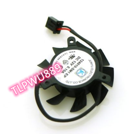 For EVGA GT610 620 124010-SM1 EP 37mm 12v 0.1A 2Pin  cooling fan @tlp