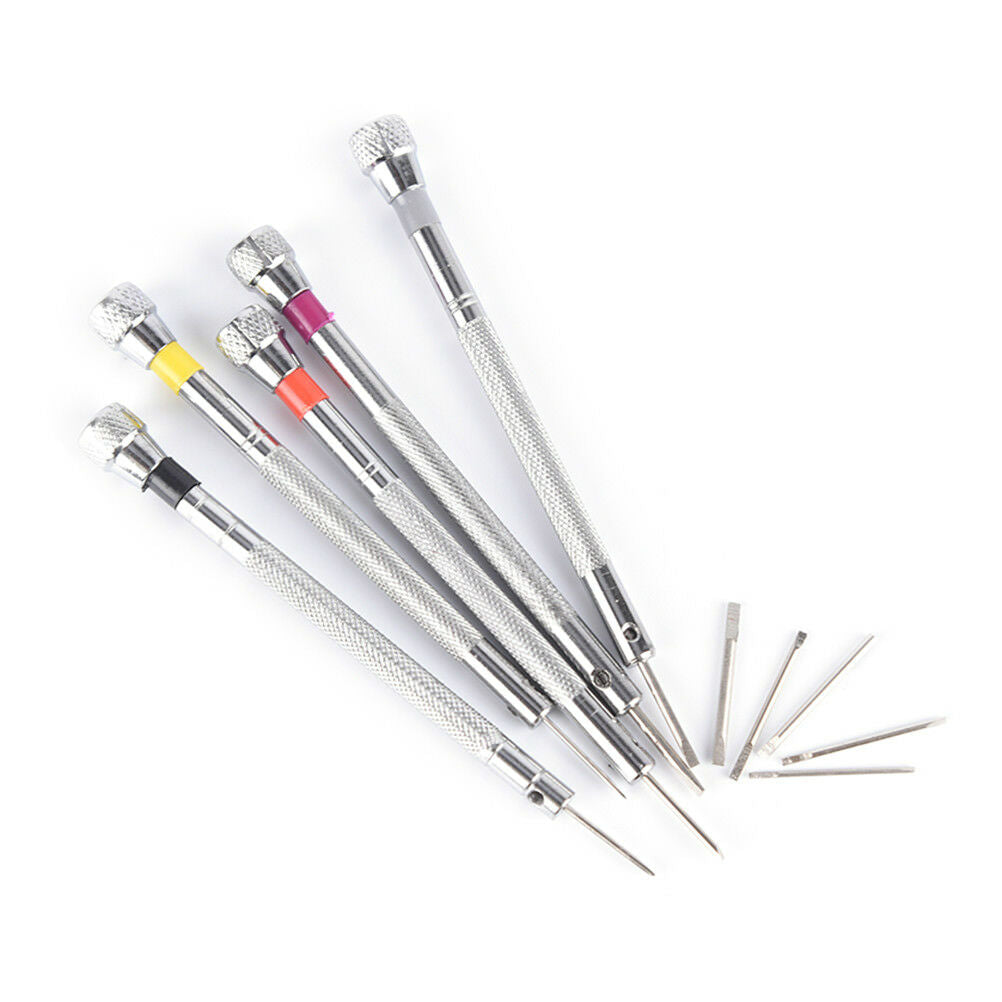 5pcs Steel Watch Screwdriver Watches  Band Link Pins Removal Repair Kit tool  Xz