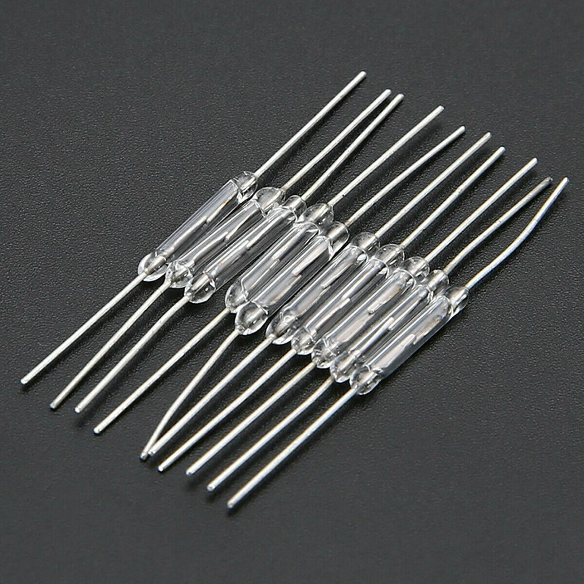 10x 14mm Glass Magnetic Induction Reed Switch MagSwitch Normally Open