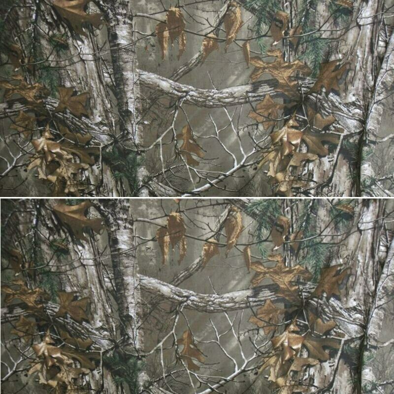 1.5m Width Bionic Camo Fabric Woodland Jungle Camouflage Cloth f Hunting Outdoor