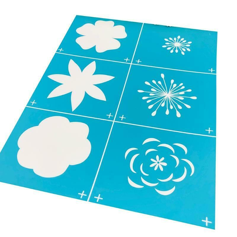 Snowflake Flower Self-Adhesive Silk Screen Printing Stencil for Painting T-Shirt