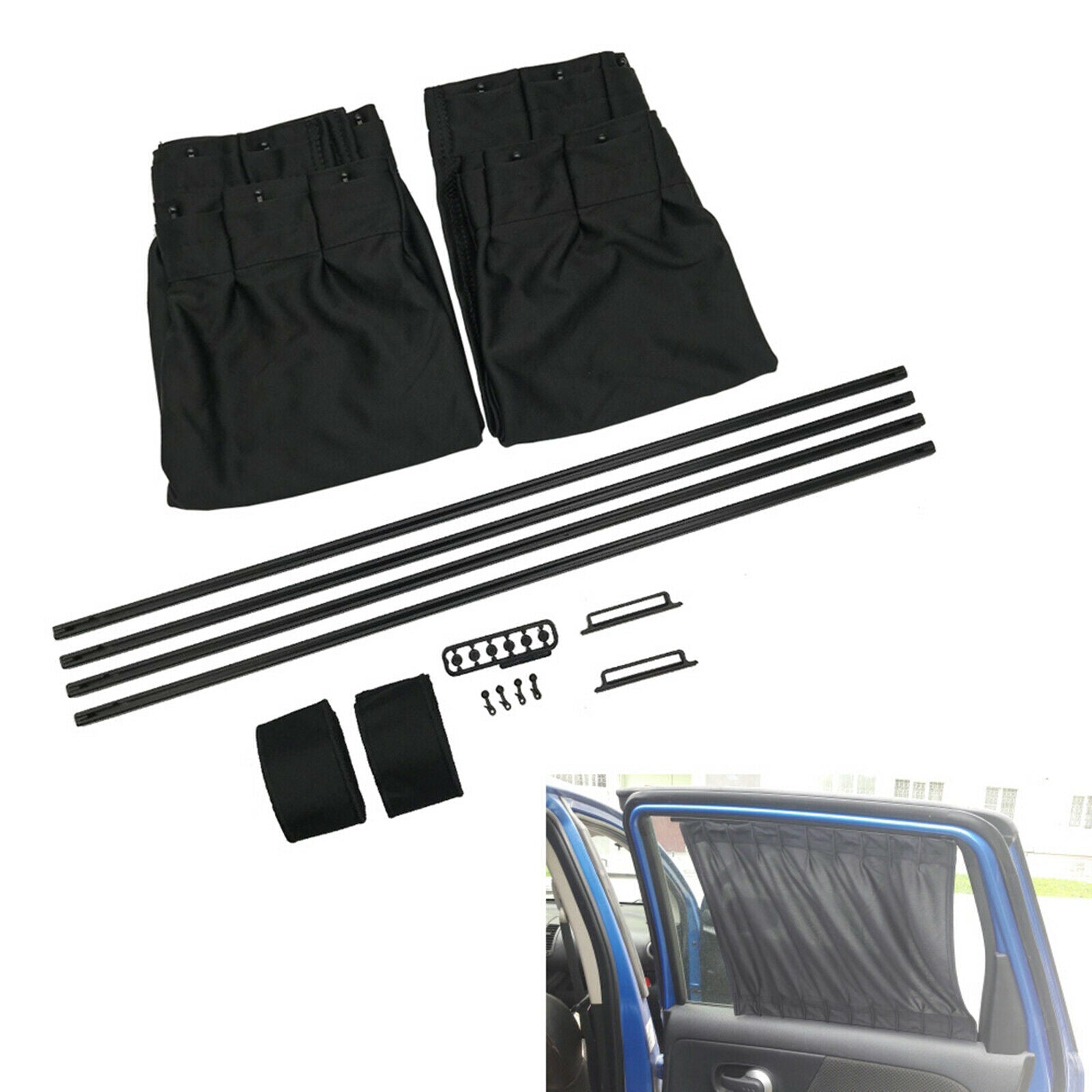 Universal Car Window Curtains SUV Vehicles Sun Shade Baby Sleeping Visor