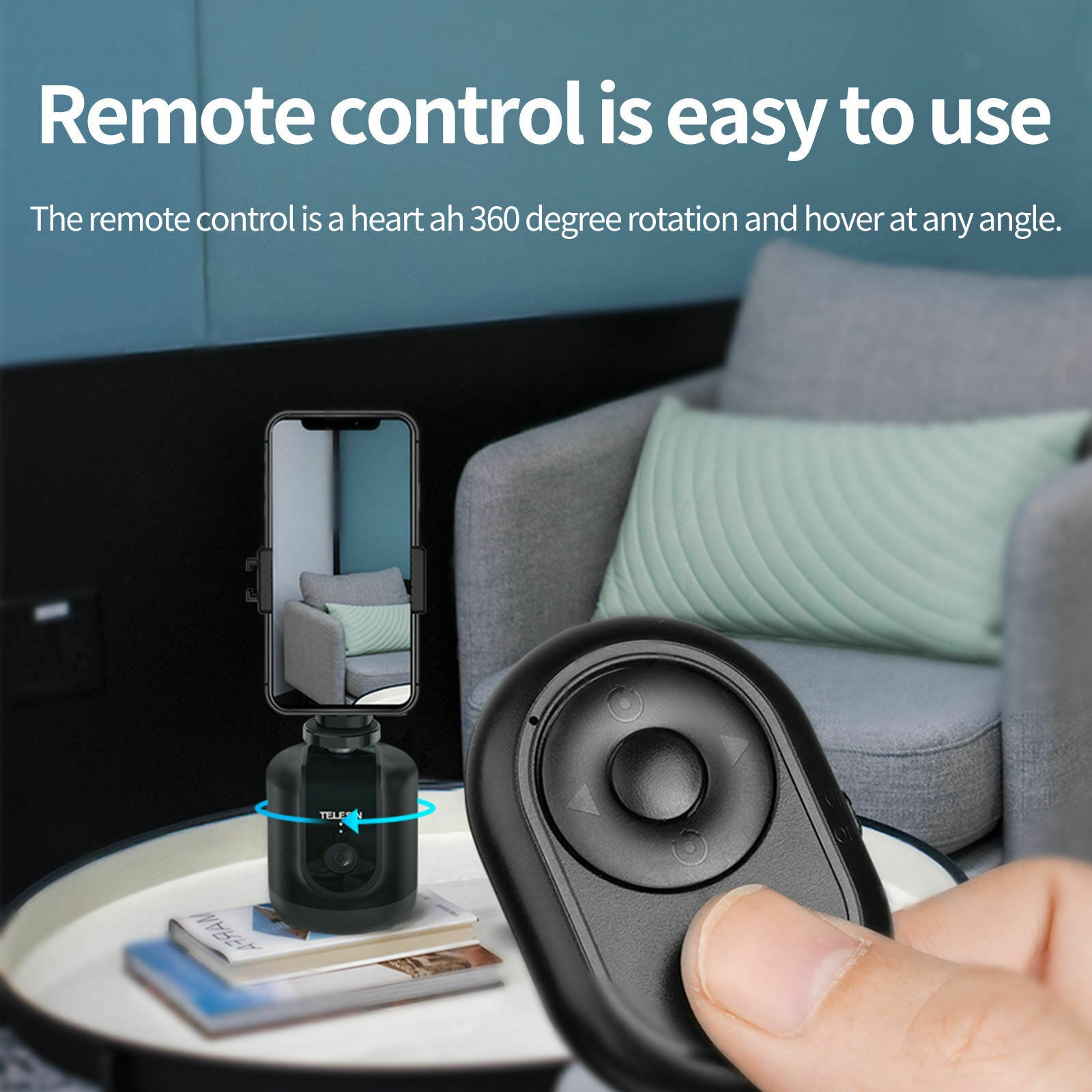 Smart Face Tracking Gimbal Camera Holder 360 Degree Follow Smartphone Vlog
