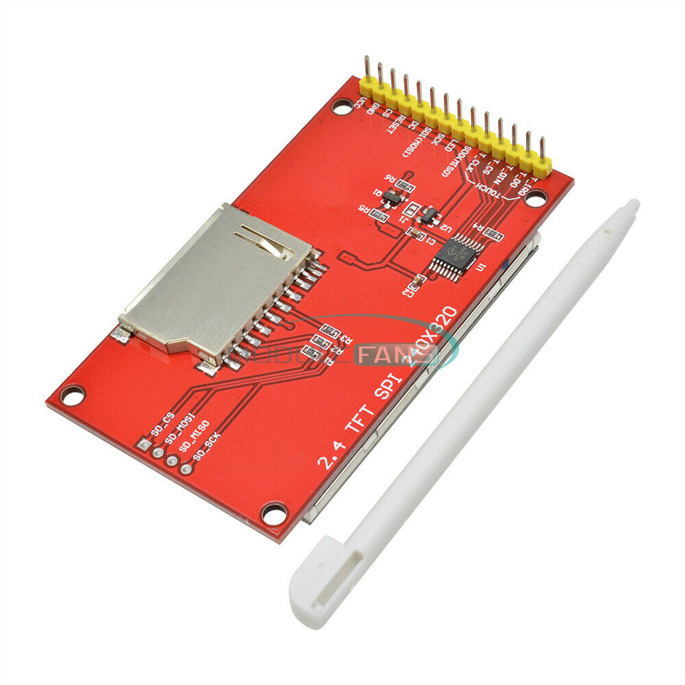 2.4" SPI TFT LCD Touch Panel Serial Port Module with PBC ILI9341 3.3V 240x320