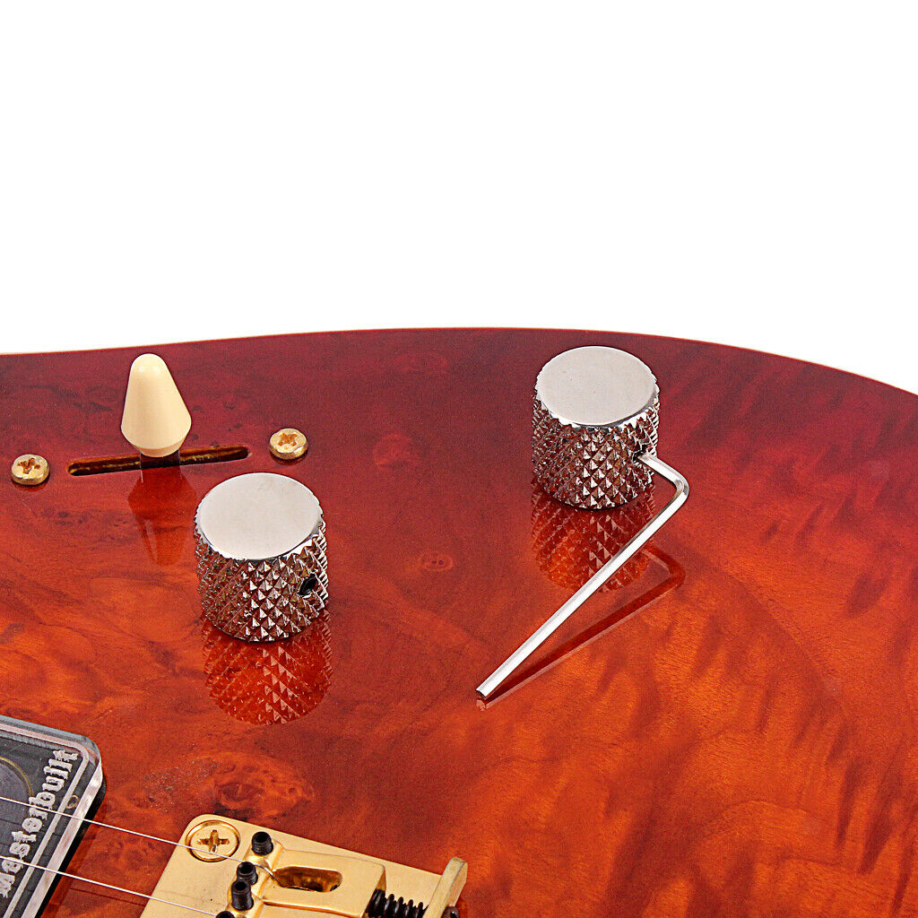 Pack of 4 Electric Guitars Knobs 20mm for TL Guitars Instrumental Kit Nickel