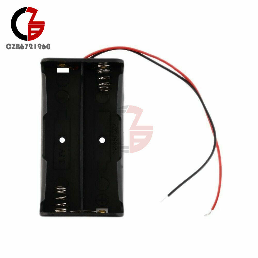 3.7V plastic Battery Holder Box Case DIY For Battery Packs 2x 18650 Cells Cases
