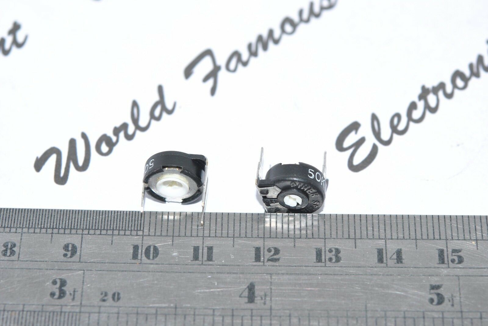 4PCS - PIHER 50K 723 Trimmer / Potentiometer / Variable Resistor