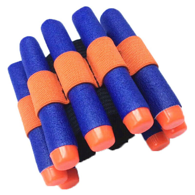 1Pc Wrist belt band strap for soft eva bullet dart ammo storage holder toysJ  Kt