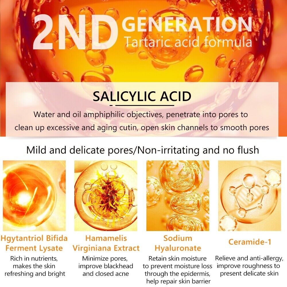 30ml Moisturizing Remove Acne facial Care Shrink Pore Minimizer Serum Salicylic
