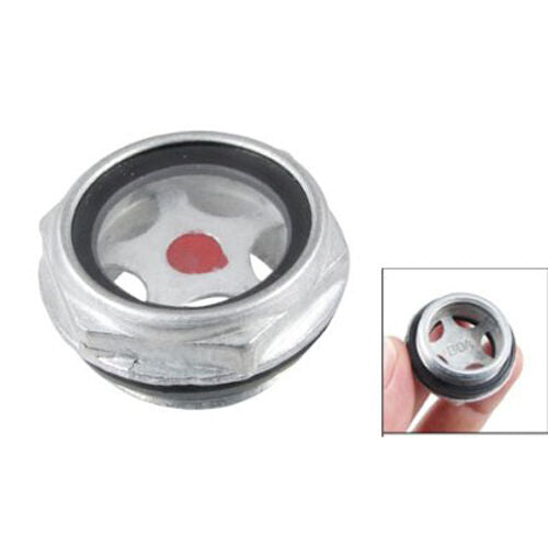 26 Millimetres Oil Level Indicator Aluminum Alloy Hexagon Screw-In Oil Indicator