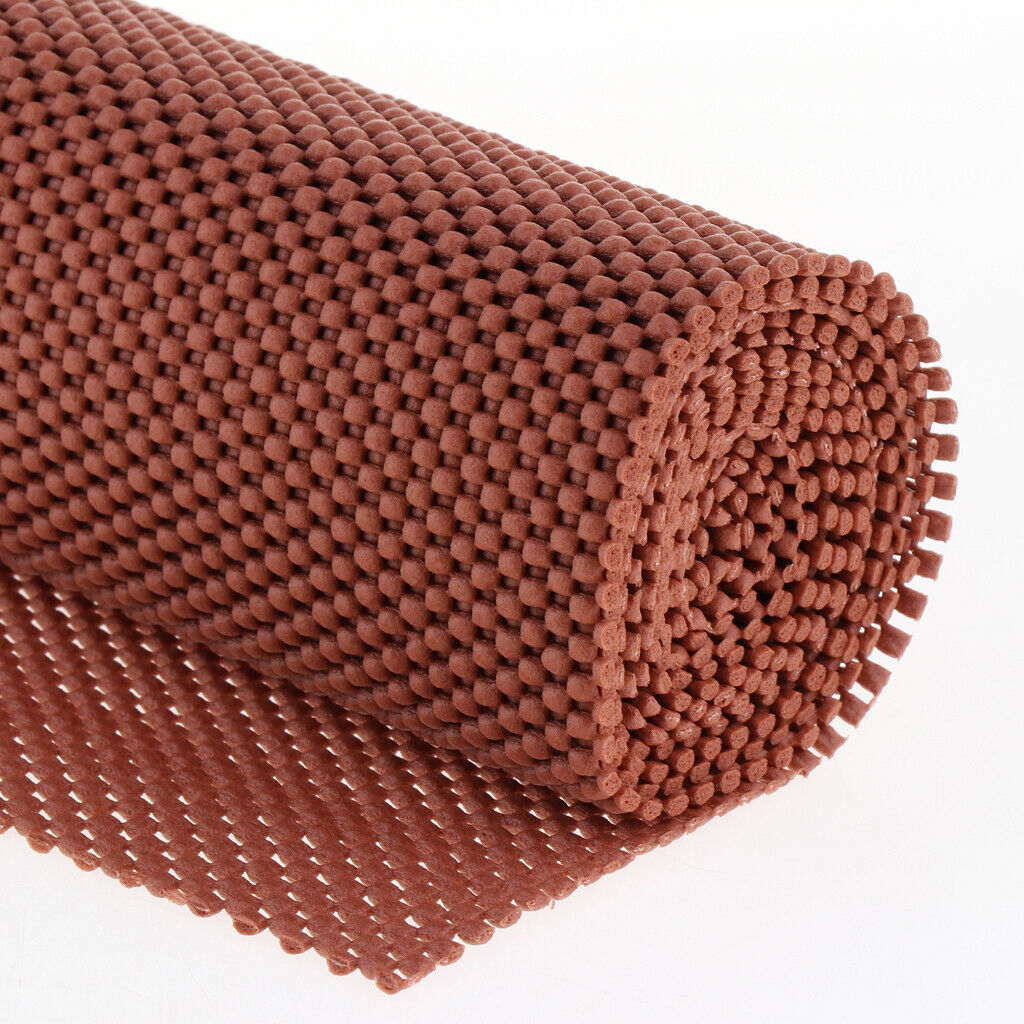 Thicken Grip Pad Cupboard Cabinet Drawer Liner Mat Placemat 50x200cm Brown