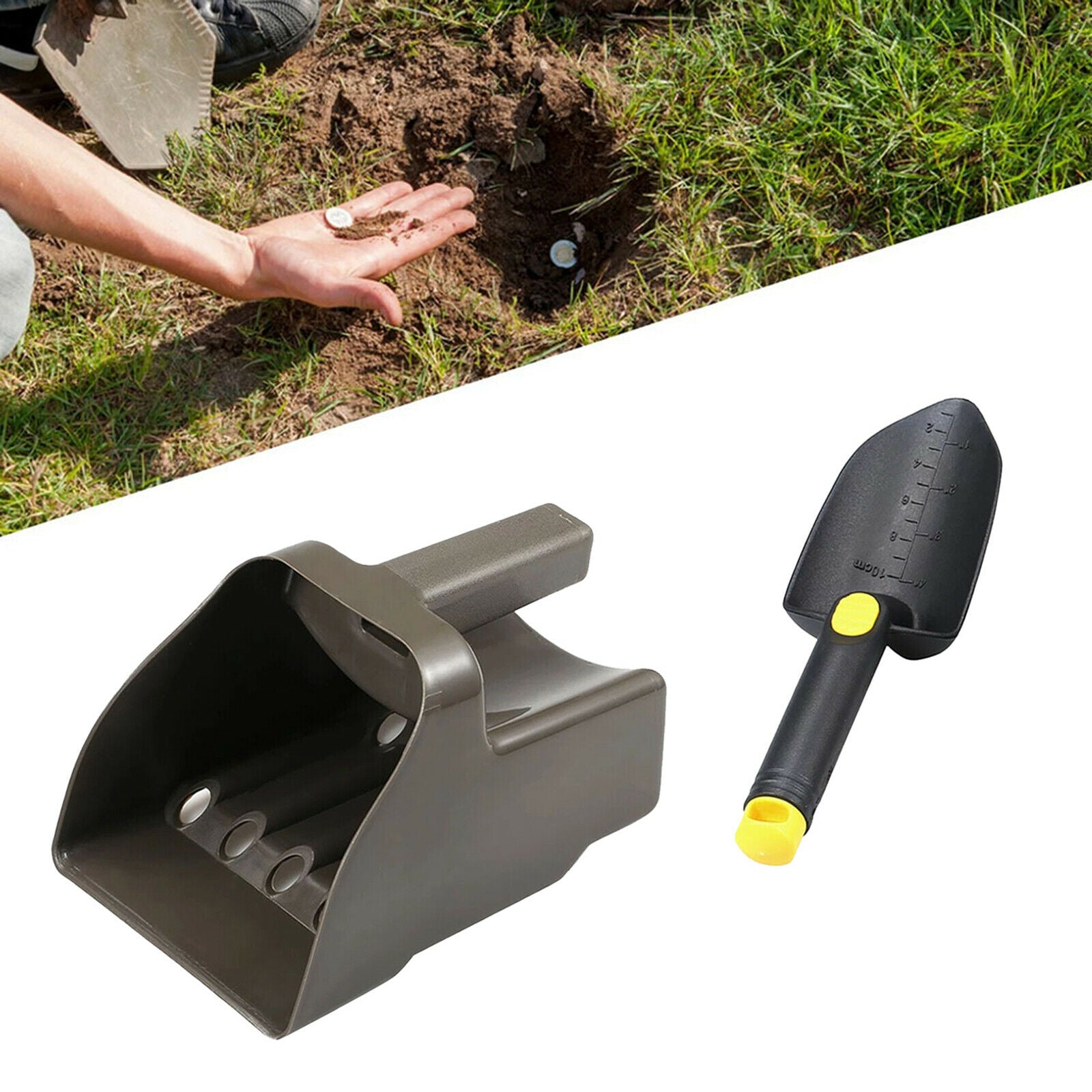 Beach Diving Sand Scoop and Shovel Metal Detector for Treasure Hunt Tool