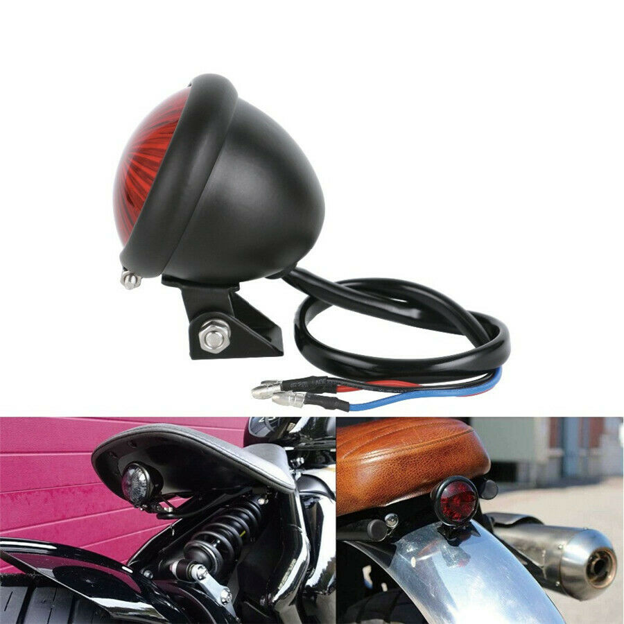 Motorcycle Motorbike 12V Brake Tail Light Rear Taillight for Chopper Cafe Racer