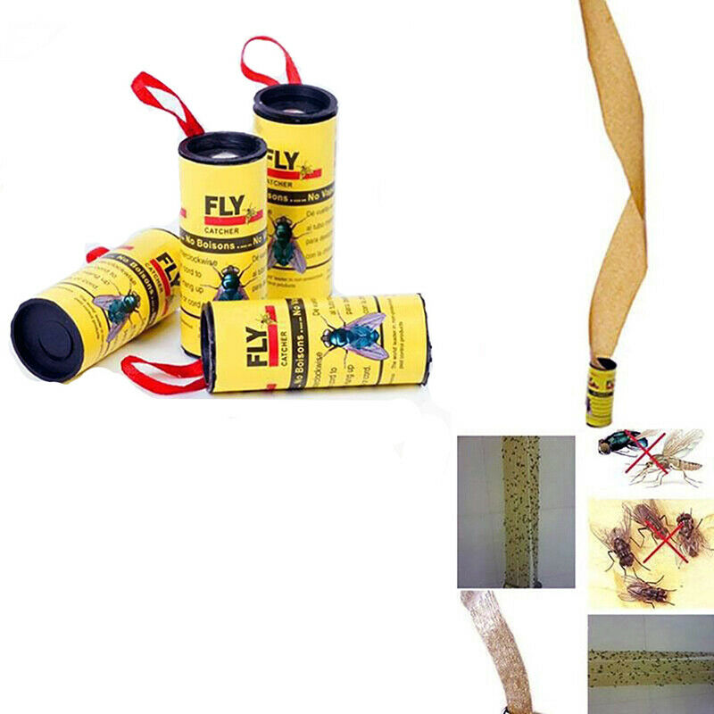 4xSticky Ant-fly Repellent Paper Insect Bug Glue flytrap Catcher Mosquito.l8