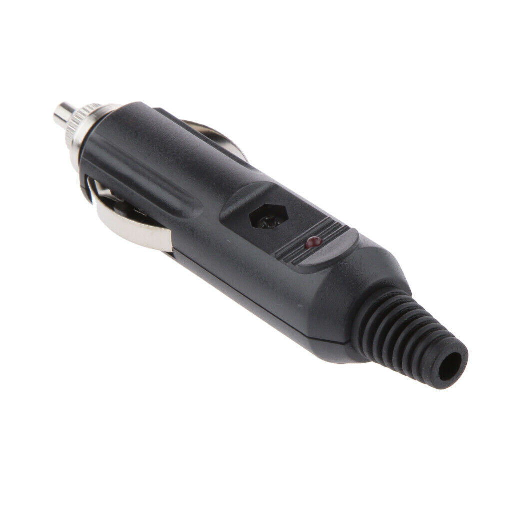 3x 12v Male LED Car Cigarette Lighter Power Socket Plug Connector 5A with Fuse