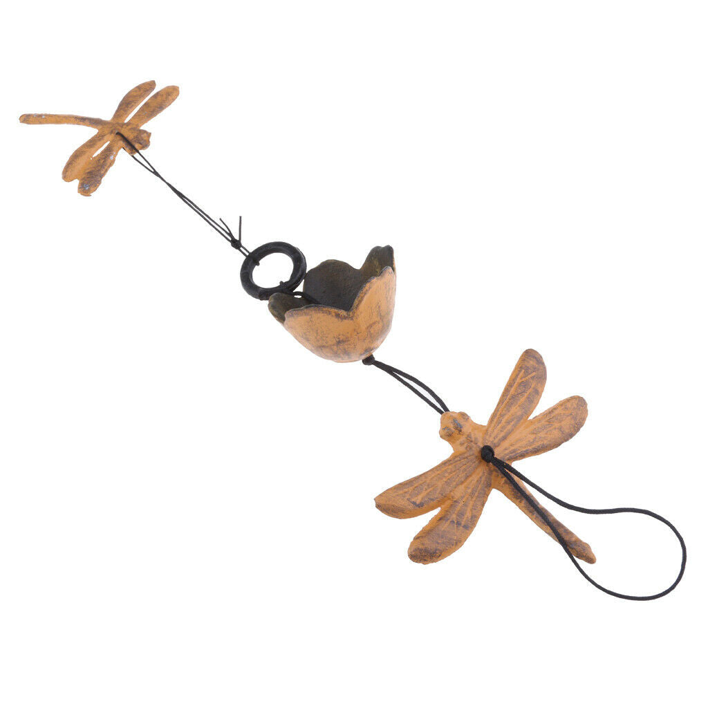 Wind chimes Rustic Decorative Dragonfly Outdoor Wind Bell Hanging Ornamentation