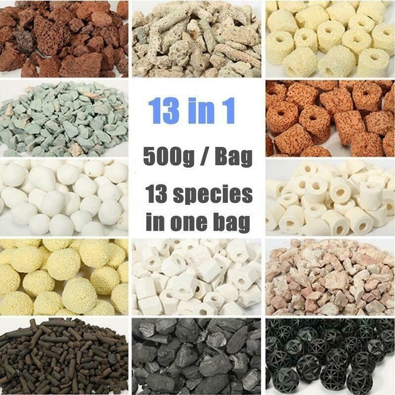 1Kg Aquarium Material Ceramic Ring Filter Media Stone Fish Tank Supplies Tools