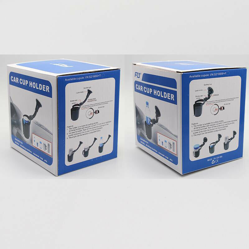 1PC Car Water Cup Holder Drink Barrel Suction Cup Mobile Phone Holder Adjustable