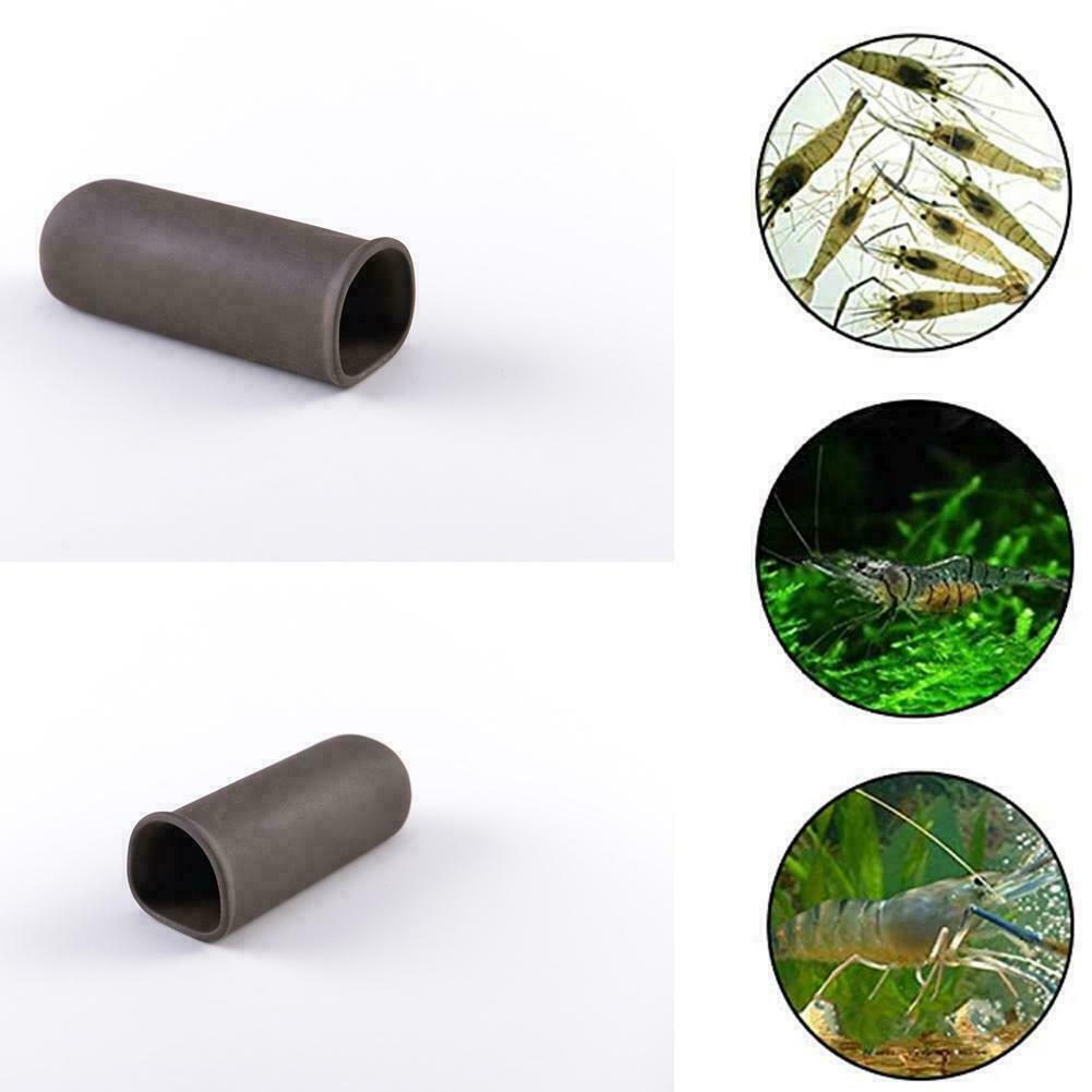 1* Fish Tank Cave Aquarium Shelter Ceramic Shrimp Spawn Decor Breeding Live new